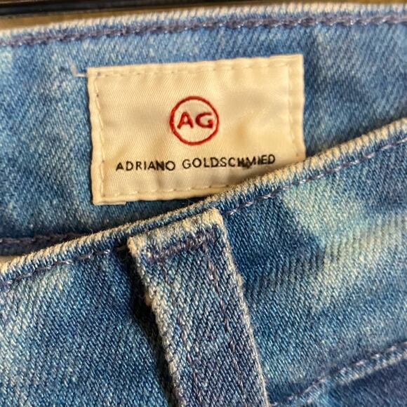 AG Adriano Goldschmied The Mari Abstract Tie Dye Night Rain Jeans Size 27 - Picture 4 of 12